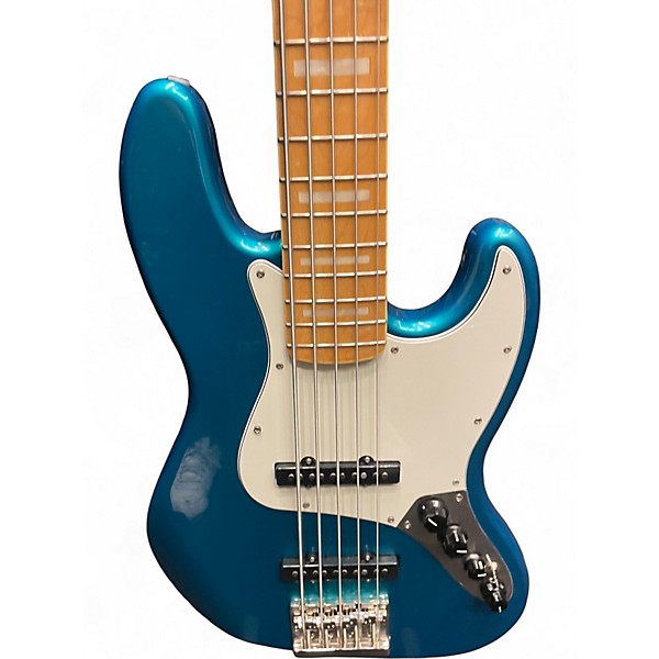 Used Squier Classic Vibe Active 70s Jazz Ocean Turquoise Electric Bass Guitar
