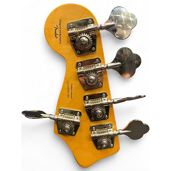 Used Squier Classic Vibe Active 70s Jazz Ocean Turquoise Electric Bass Guitar