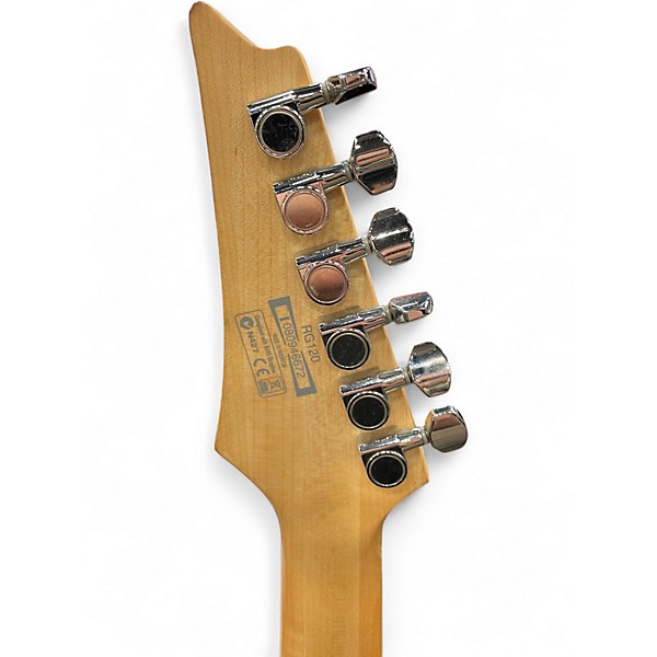 Used Ibanez RG120 Black Solid Body Electric Guitar