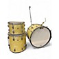 Vintage 1968 Ludwig 3 Piece Classic Outfit Vintage White Marine Pearl Drum Kit thumbnail