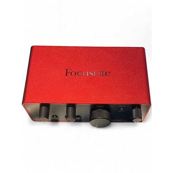 Used Focusrite SCARLETT SOLO GEN 4 Audio Interface