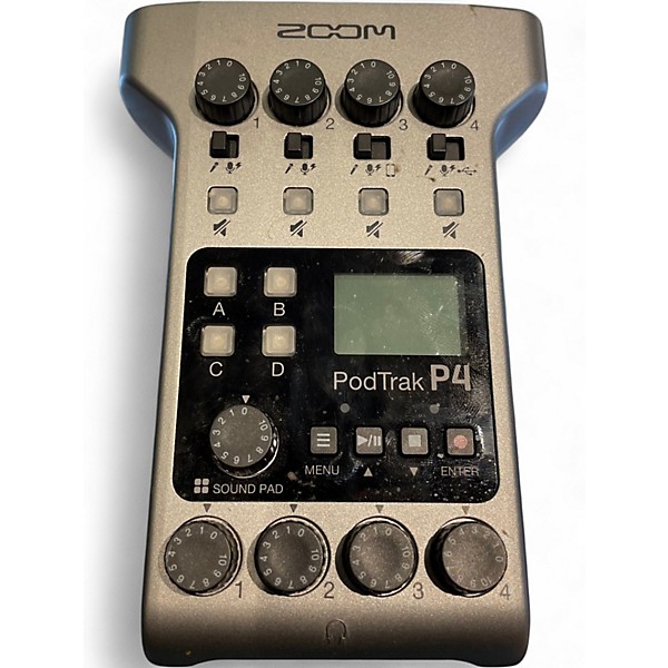 Used Zoom PodTrak P4 MultiTrack Recorder