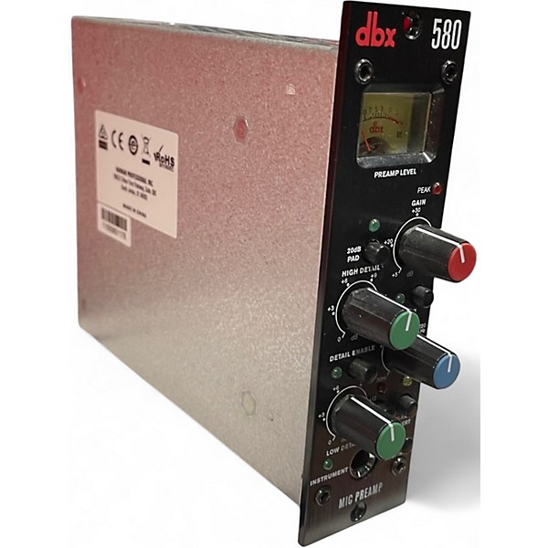 Used dbx 580 Mic Preamplifier Rack Equipment