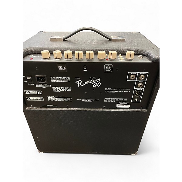 Used Fender Rumble V3 40W 1x10 Bass Combo Amp