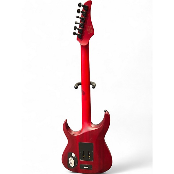 Used Schecter Guitar Research Banshee FR 6 Trans Red Solid Body Electric Guitar