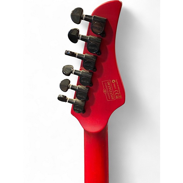 Used Schecter Guitar Research Banshee FR 6 Trans Red Solid Body Electric Guitar