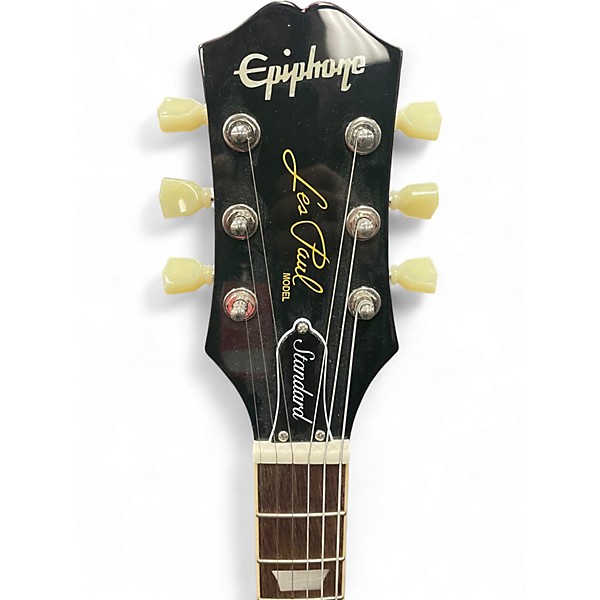 Used Epiphone Les Paul Standard Left Handed Sunburst Electric Guitar
