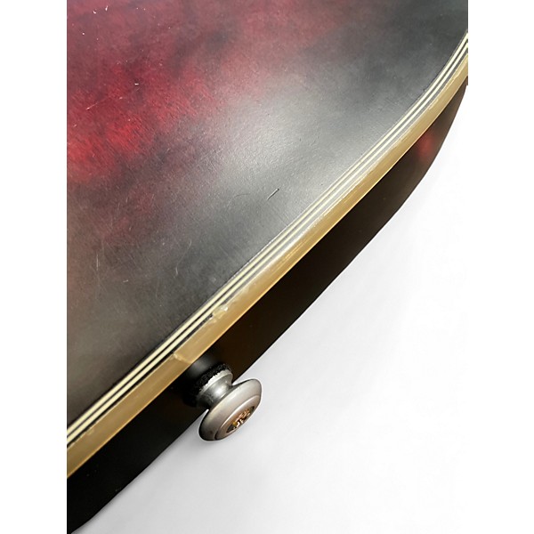 Used Schecter Guitar Research C1 Platinum FR Sustainiac Satin Crimson Red Burst Solid Body Electric Guitar