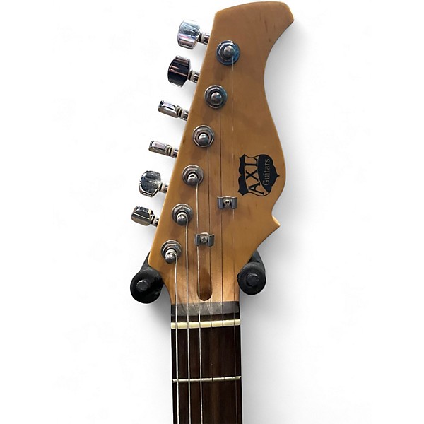 Used AXL S STYLE Black Solid Body Electric Guitar