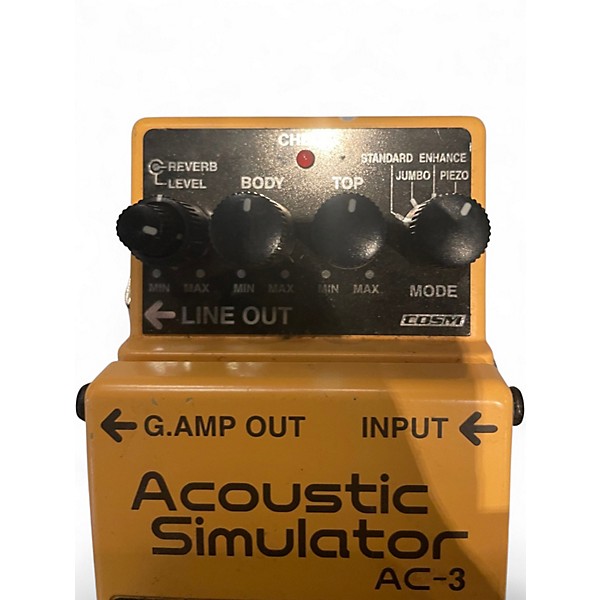 Used BOSS AC3 Acoustic Simulator Effect Pedal