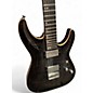 Used Schecter Guitar Research Sunset Classic II Trans Black Solid Body Electric Guitar