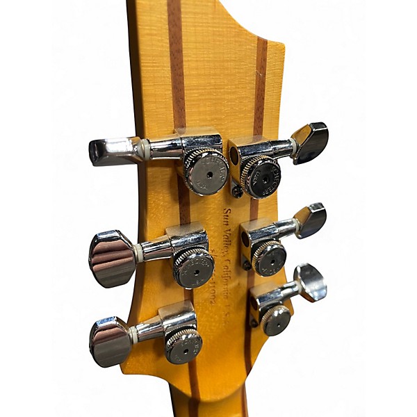 Used Schecter Guitar Research Sunset Classic II Trans Black Solid Body Electric Guitar