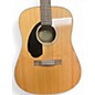 Used Fender CD60 Dreadnought NATURAL Acoustic Guitar