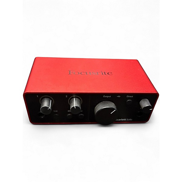 Used Focusrite Scarlett Solo Gen 3 Audio Interface