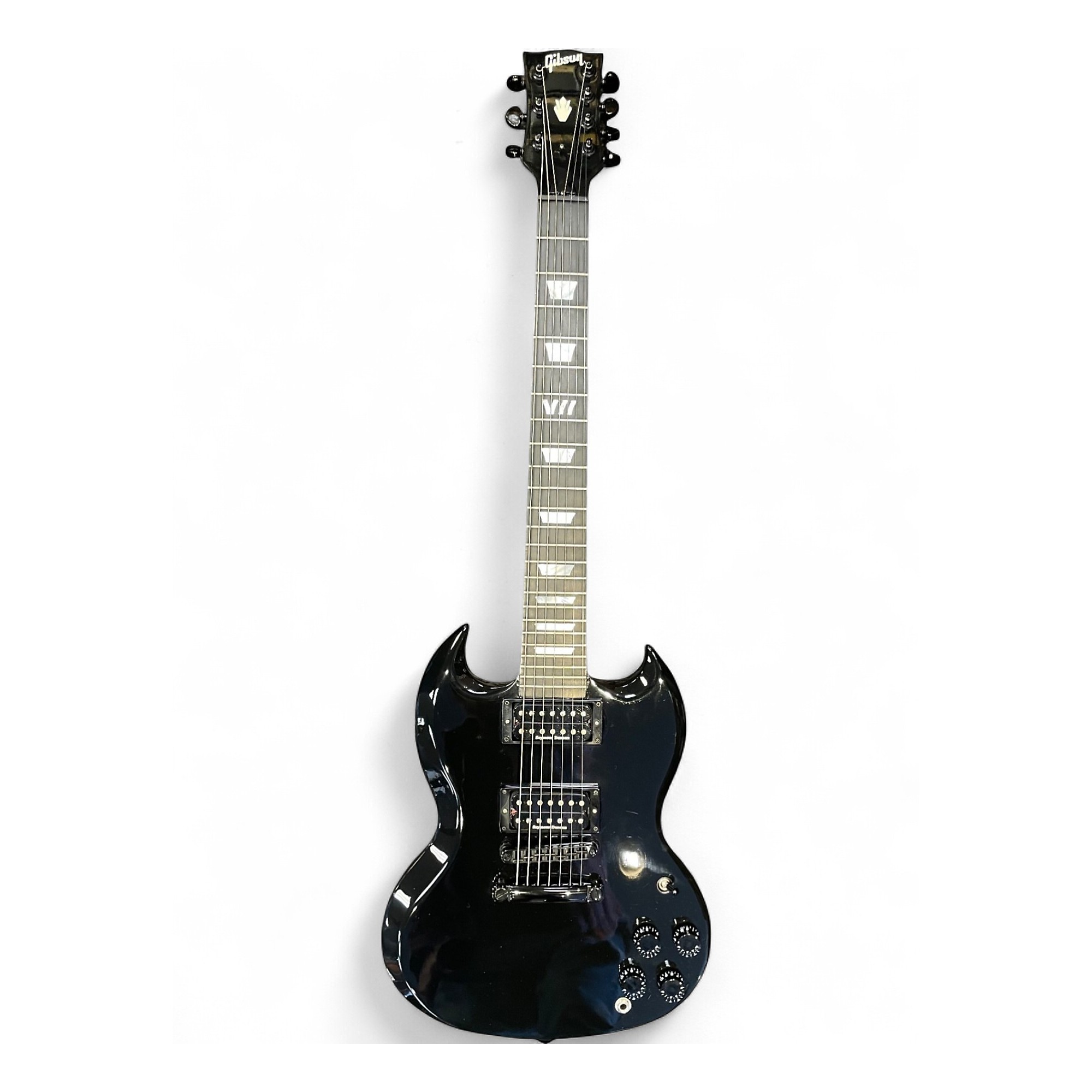Used 2016 Gibson SG VII Dark Ebony Solid Body Electric Guitar