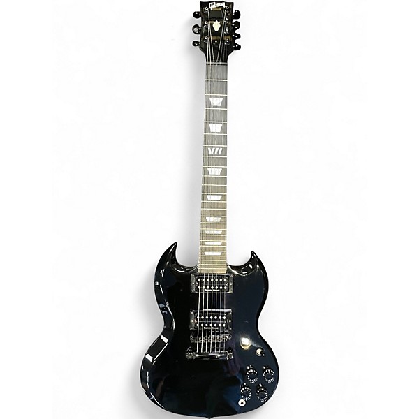 Used 2016 Gibson SG VII Dark Ebony Solid Body Electric Guitar