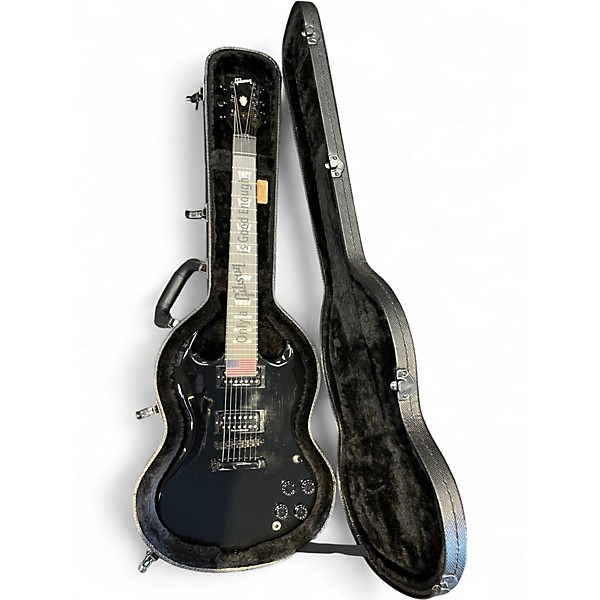 Used 2016 Gibson SG VII Dark Ebony Solid Body Electric Guitar