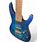 Used Ibanez S7721PB Blue Solid Body Electric Guitar