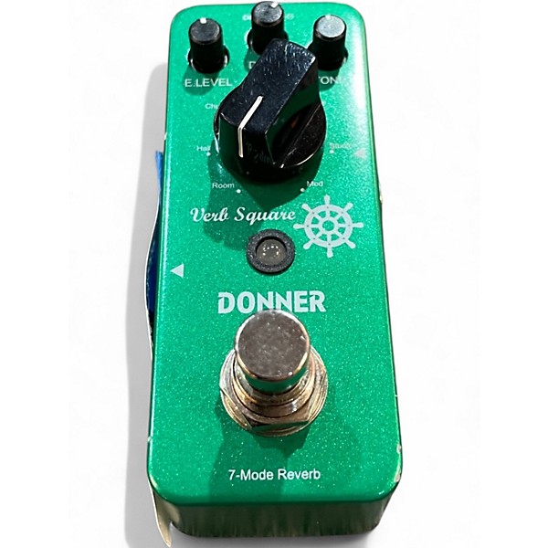 Used Donner verb square Effect Pedal
