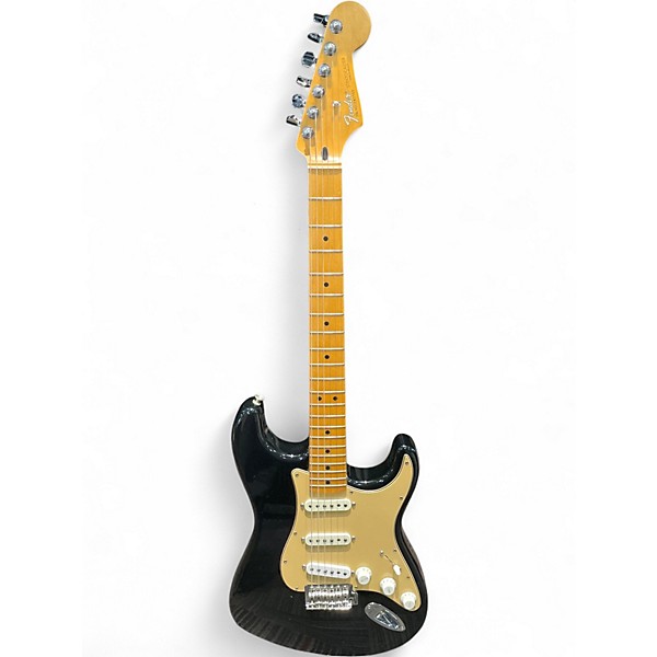 Used Fender Player Stratocaster Black Solid Body Electric Guitar