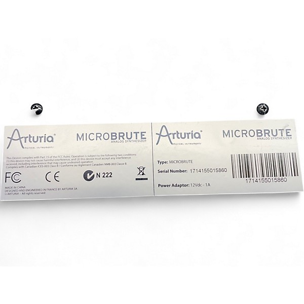 Used Arturia Microbrute Analog Synthesizer