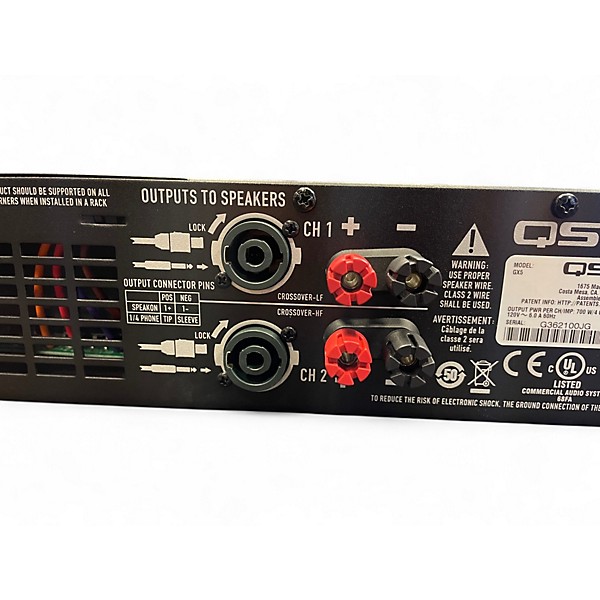 Used QSC GX5 Power Amp