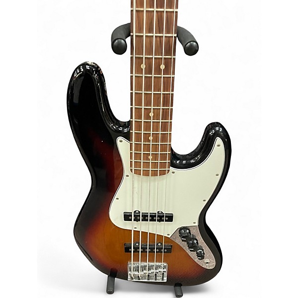 Used Fender Player Jazz Bass V 2 Color Sunburst Electric Bass Guitar