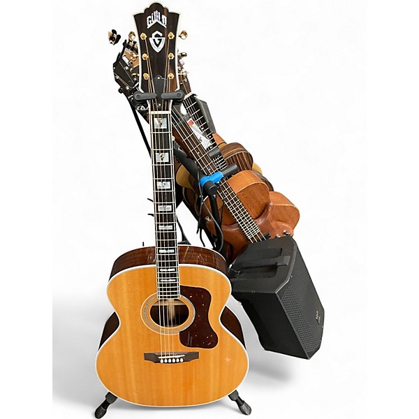 Used Guild F55 Jumbo Natural Acoustic Guitar