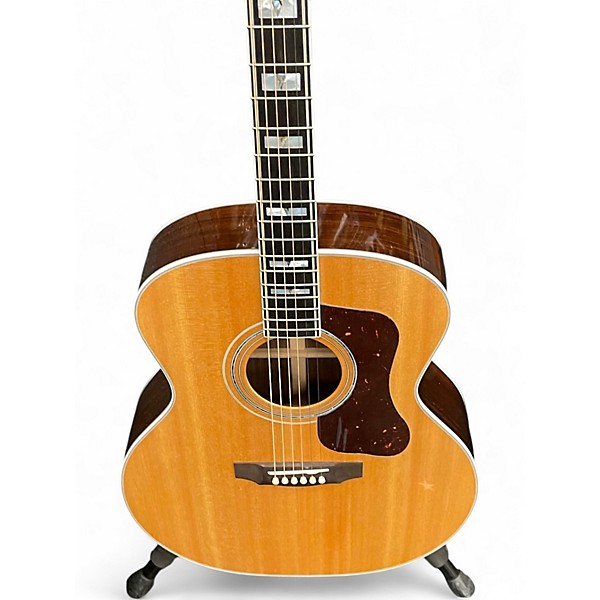 Used Guild F55 Jumbo Natural Acoustic Guitar