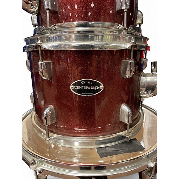 Used PDP by DW 4 Piece Centerstage Red Sparkle Drum Kit