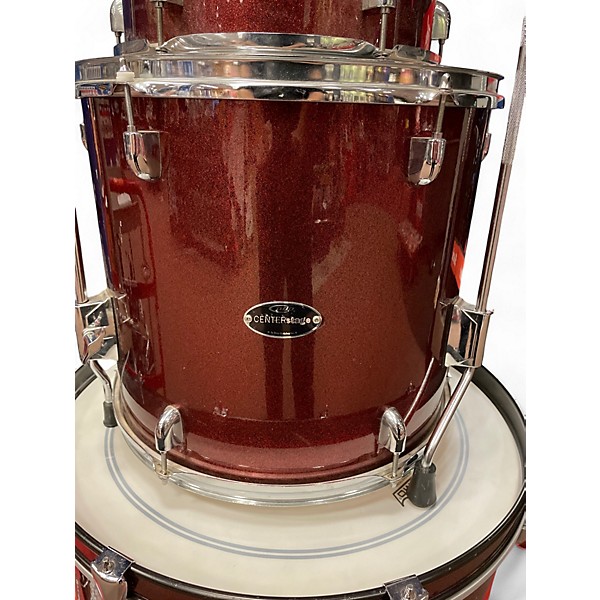 Used PDP by DW 4 Piece Centerstage Red Sparkle Drum Kit