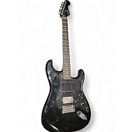 Used Fender Limited Edition Player Stratocaster HSS Ebony Fingerboard Black Solid Body Electric Guitar