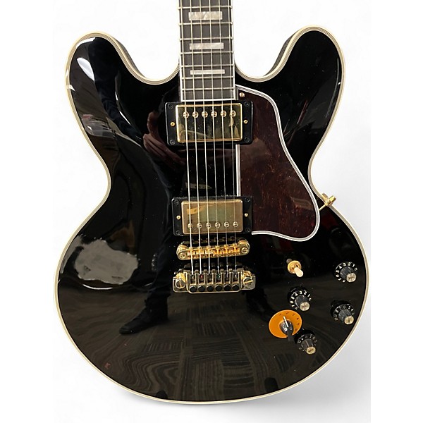 Used Epiphone BB King Lucille Black Hollow Body Electric Guitar