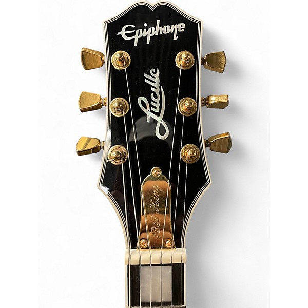 Used Epiphone BB King Lucille Black Hollow Body Electric Guitar