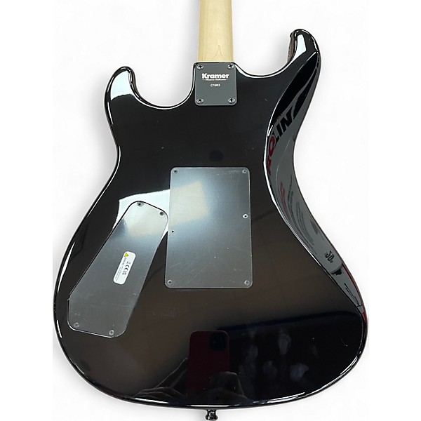 Used Kramer 1983 baretta reissue Black Solid Body Electric Guitar