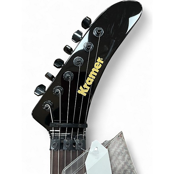 Used Kramer 1983 baretta reissue Black Solid Body Electric Guitar