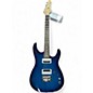 Used G&L Invader HH Blue Burst Solid Body Electric Guitar