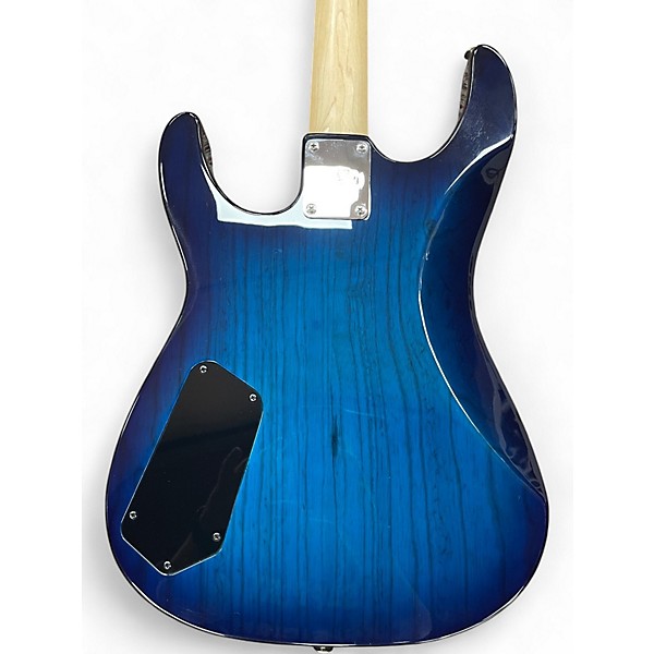 Used G&L Invader HH Blue Burst Solid Body Electric Guitar