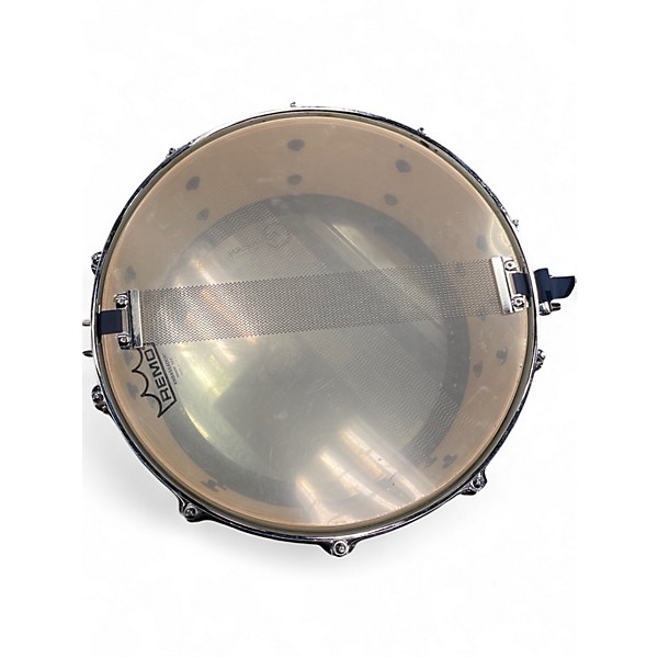 Used Yamaha 5.5X14 Stage Custom Snare Classic White Drum