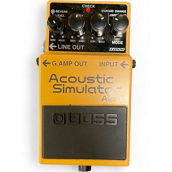 Used BOSS AC3 Acoustic Simulator Effect Pedal
