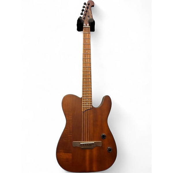 Used Bullfighter T-Style Natural Acoustic Electric Guitar