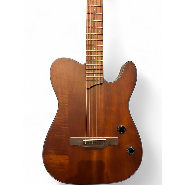 Used Bullfighter T-Style Natural Acoustic Electric Guitar