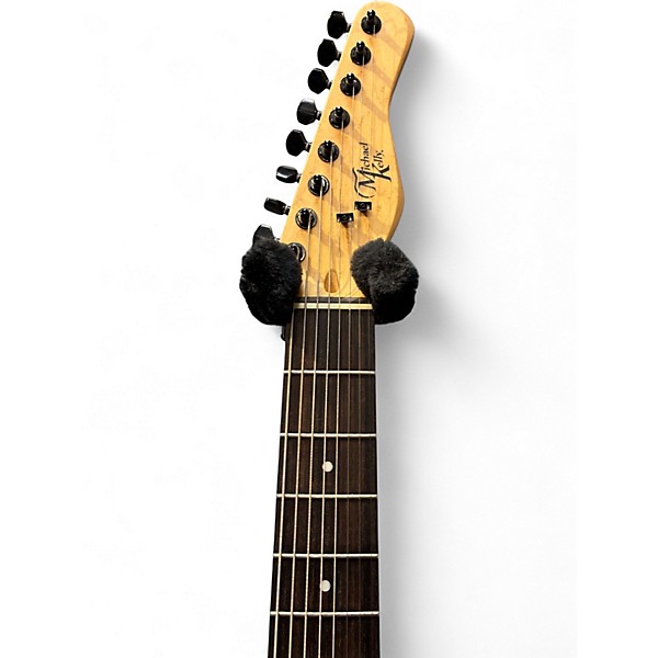 Used Michael Kelly CC 53 8 String Limited Custom Edition Hint Black Flamer Maple Solid Body Electric Guitar