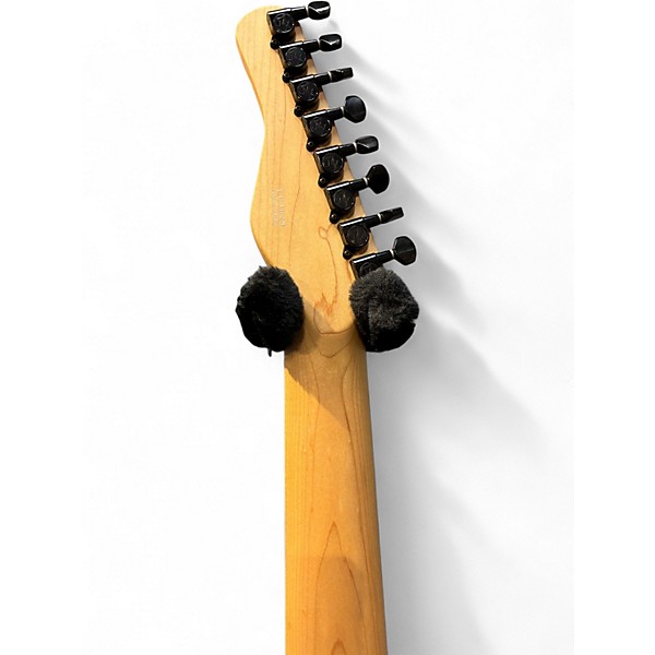 Used Michael Kelly CC 53 8 String Limited Custom Edition Hint Black Flamer Maple Solid Body Electric Guitar