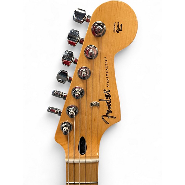 Used Fender Player Stratocaster Yellow Solid Body Electric Guitar