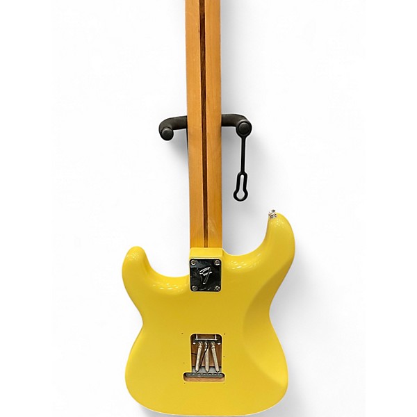 Used Fender Player Stratocaster Yellow Solid Body Electric Guitar