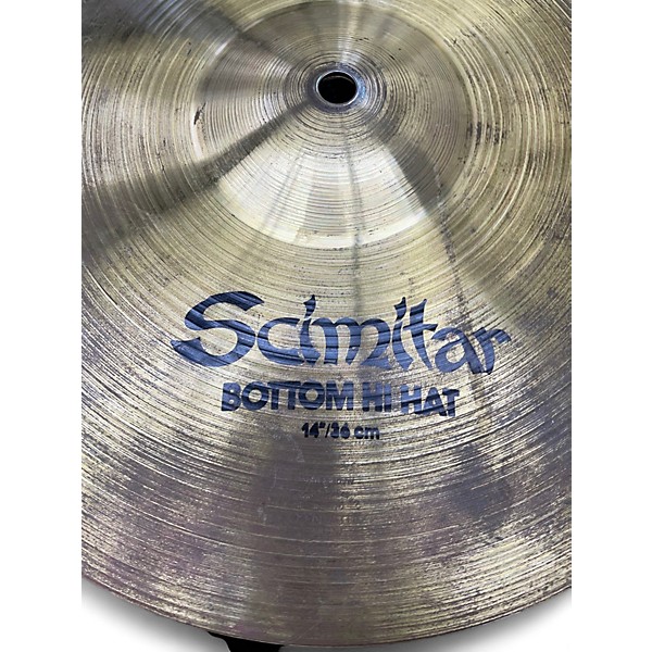 Used Zildjian 14in Scimitar Hi Hat Pair Cymbal