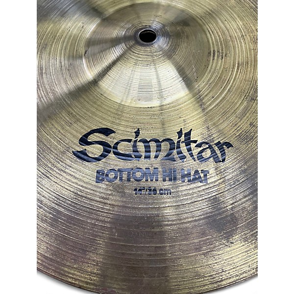 Used Zildjian 14in Scimitar Hi Hat Pair Cymbal