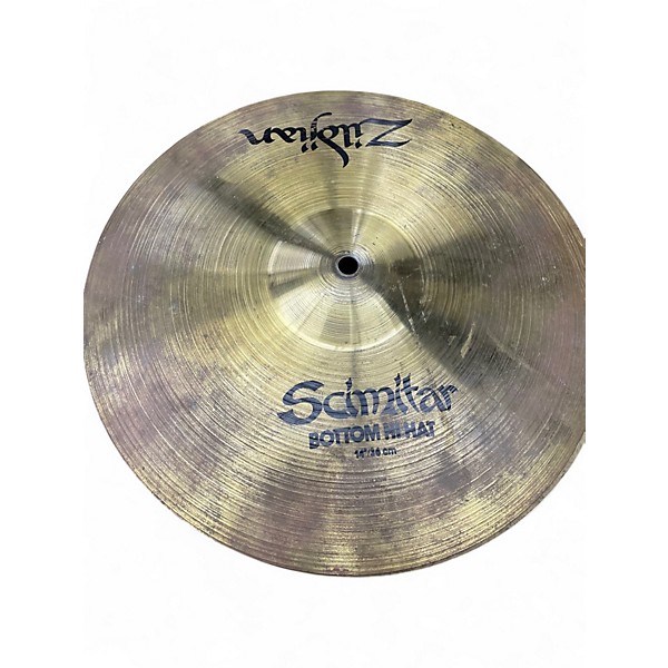 Used Zildjian 14in Scimitar Hi Hat Pair Cymbal