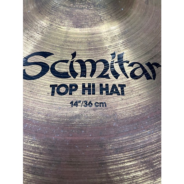 Used Zildjian 14in Scimitar Hi Hat Pair Cymbal